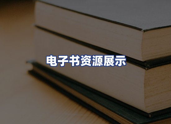 电子书资源展示